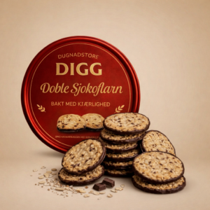 DIGG Havreflarn med Sjokolade