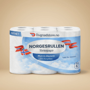 Tørkepapir – Norgesrullen – 24 ruller per sekk